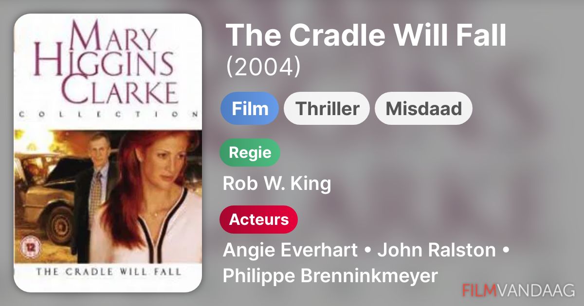 The Cradle Will Fall (film, 2004) FilmVandaag.nl
