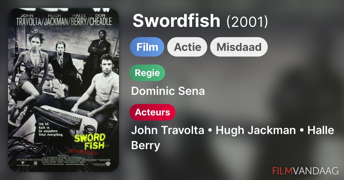 Swordfish (film, 2001) FilmVandaag.nl