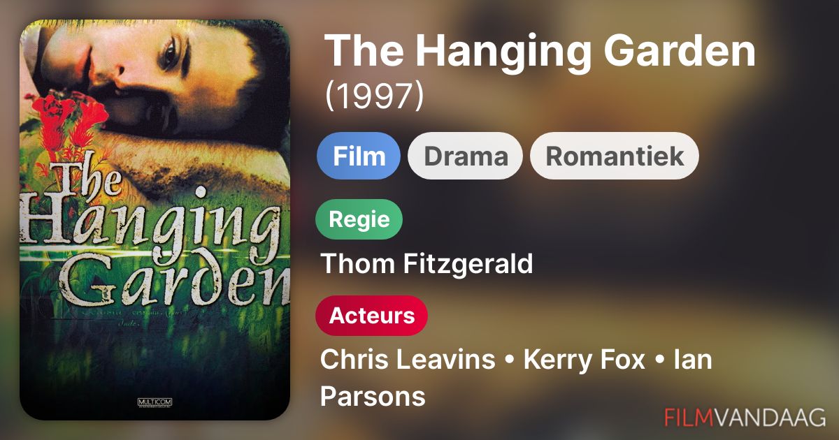 The Hanging Garden (film, 1997) FilmVandaag.nl