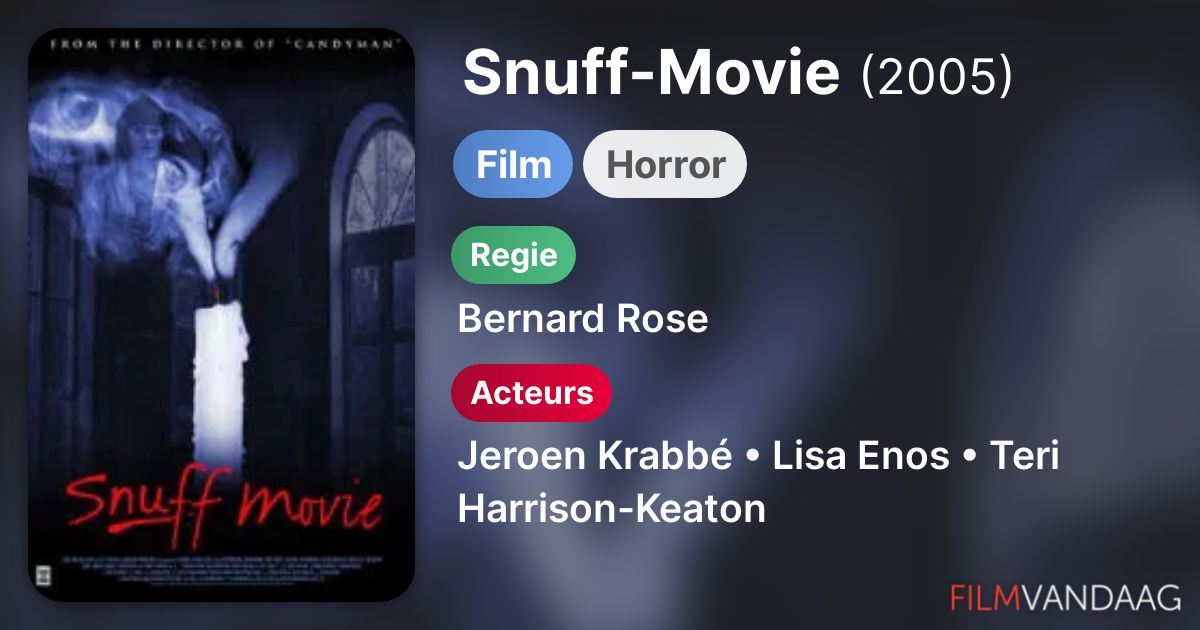 SnuffMovie (film, 2005) FilmVandaag.nl
