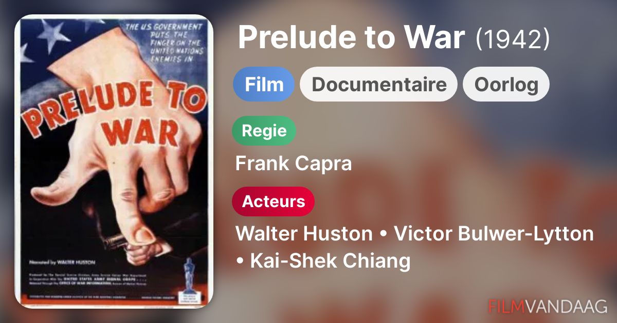 Prelude to War (film, 1942) - FilmVandaag.nl