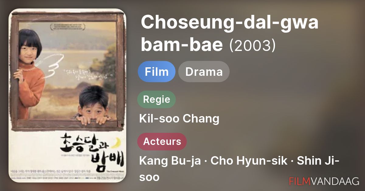 Choseung-dal-gwa bam-bae (film, 2003) - FilmVandaag.nl
