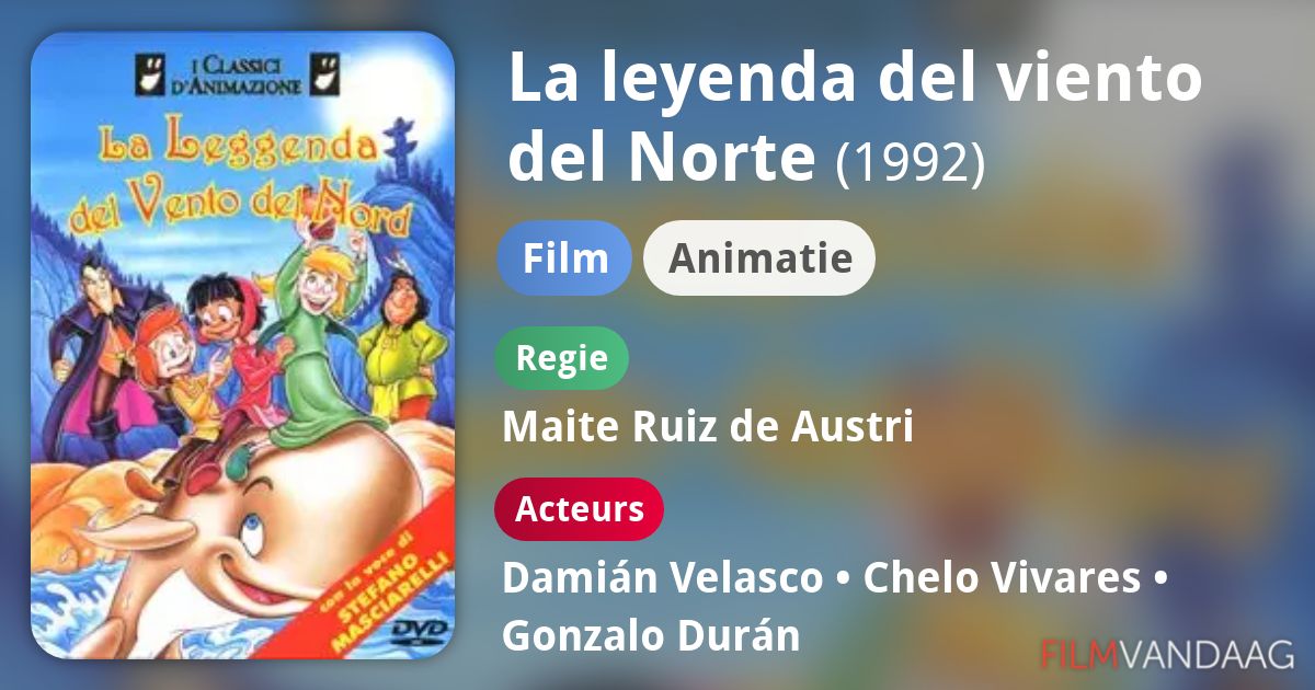 La leyenda del viento del Norte (film, 1992) FilmVandaag.nl