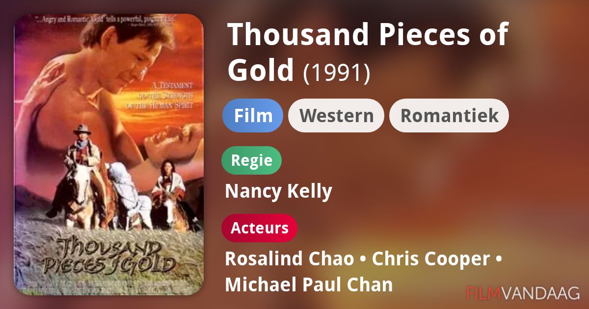Thousand Pieces of Gold (film, 1991) FilmVandaag.nl