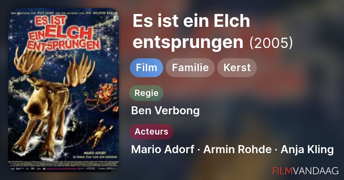 besetzung von es ist ein elch entsprungen