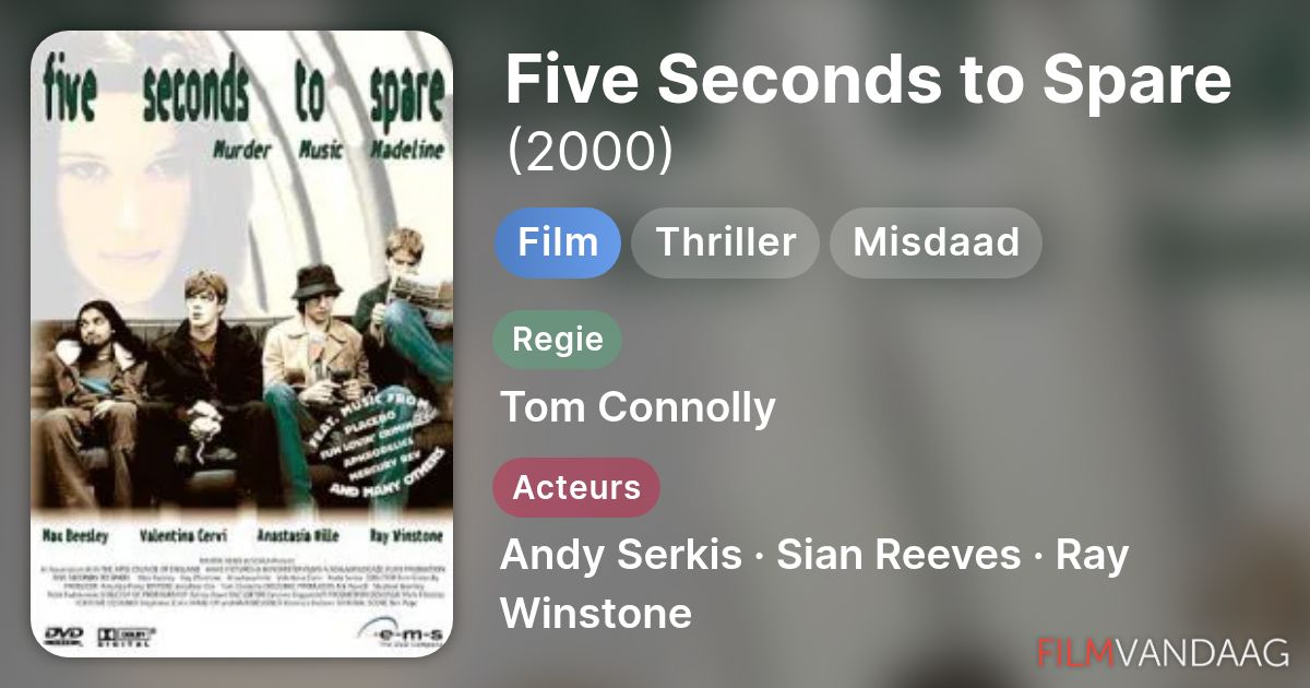 Five Seconds To Spare film 1999 FilmVandaag nl five-seconds-to-spare-film-1999-filmvandaag-nl