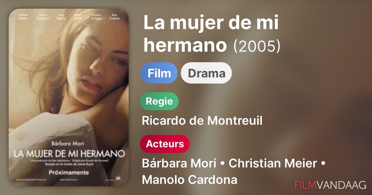 La mujer de mi hermano (film,