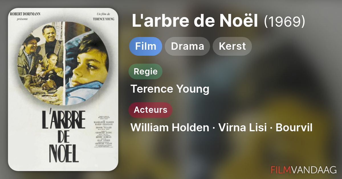 L'arbre de Noël (film, 1969) - FilmVandaag.nl