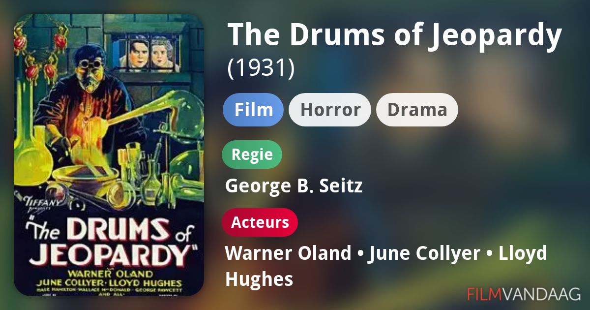 Kijk The Drums of Jeopardy (film, 1931) Nu Online FilmVandaag.nl