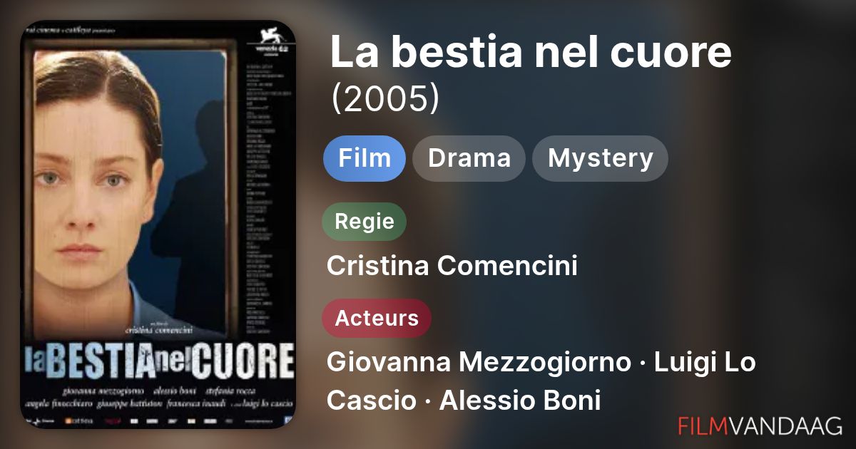 cast di la bestia nel cuore