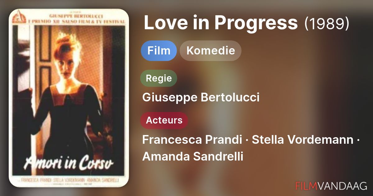 Love in Progress (film, 1989) - FilmVandaag.nl