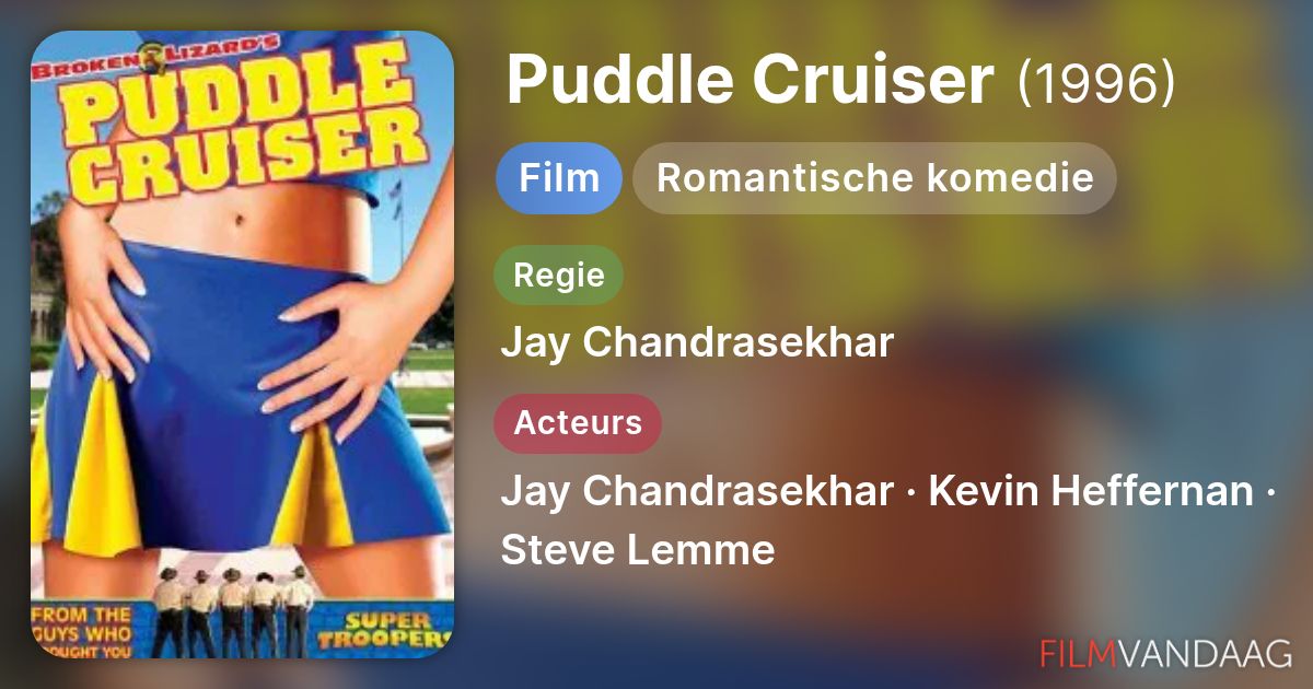 Puddle Cruiser Puddle Cruiser (film, 1996) - FilmVandaag.nl