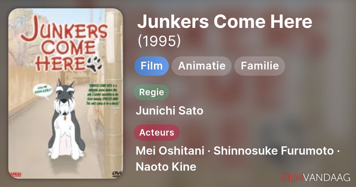 Junkers Come Here (film, 1995) FilmVandaag.nl