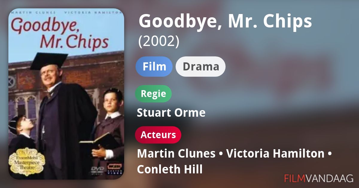 Goodbye, Mr. Chips (film, 2002) FilmVandaag.nl