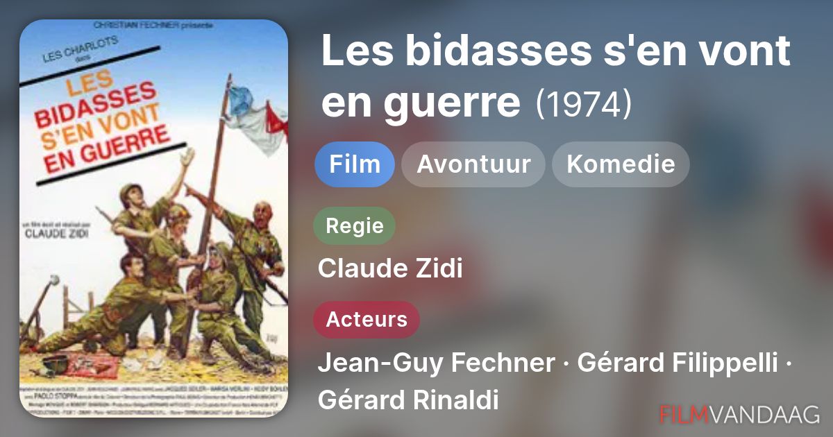 Les bidasses s'en vont en guerre (film, 1974) - FilmVandaag.nl
