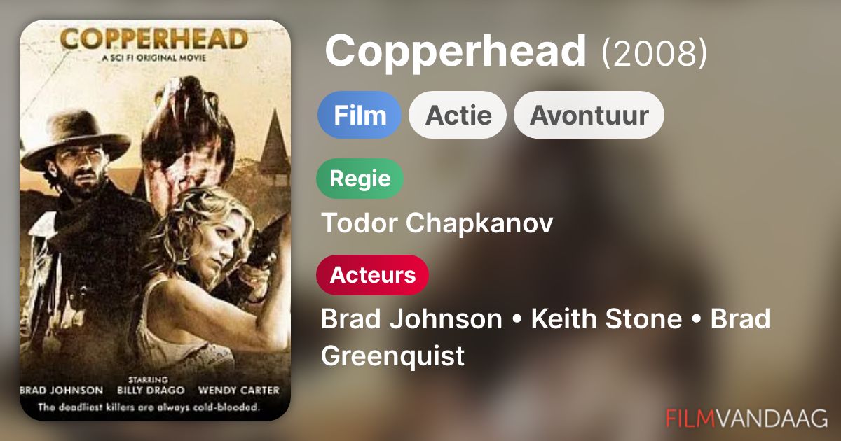 Copperhead (film, 2008) FilmVandaag.nl