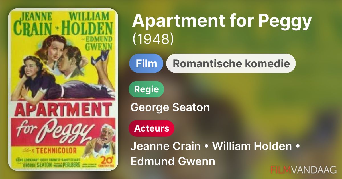 Apartment for Peggy (film, 1948) FilmVandaag.nl
