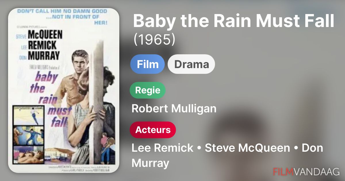 Baby the Rain Must Fall (film, 1965) FilmVandaag.nl