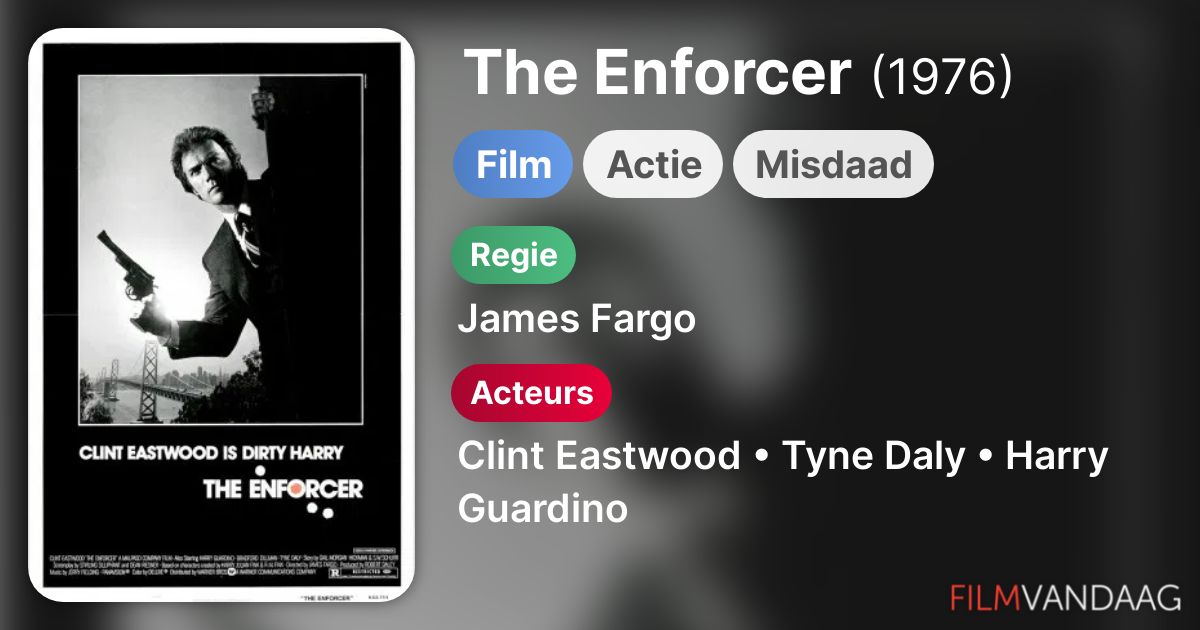 The Enforcer (film, 1976) FilmVandaag.nl
