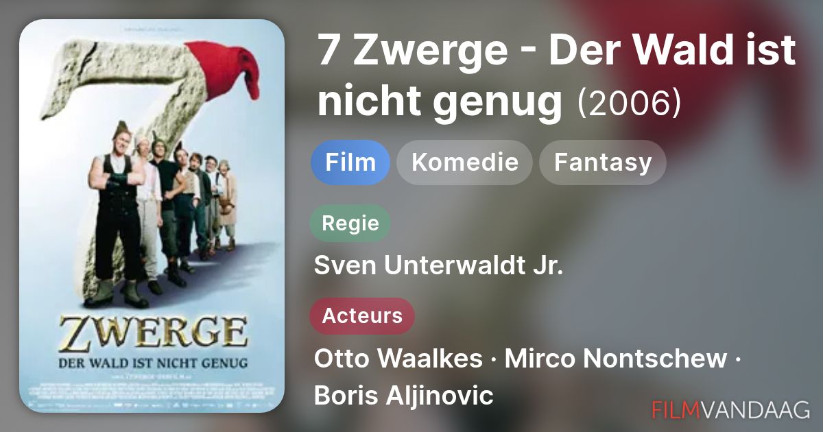 7 zwerge der wald ist nicht genug
