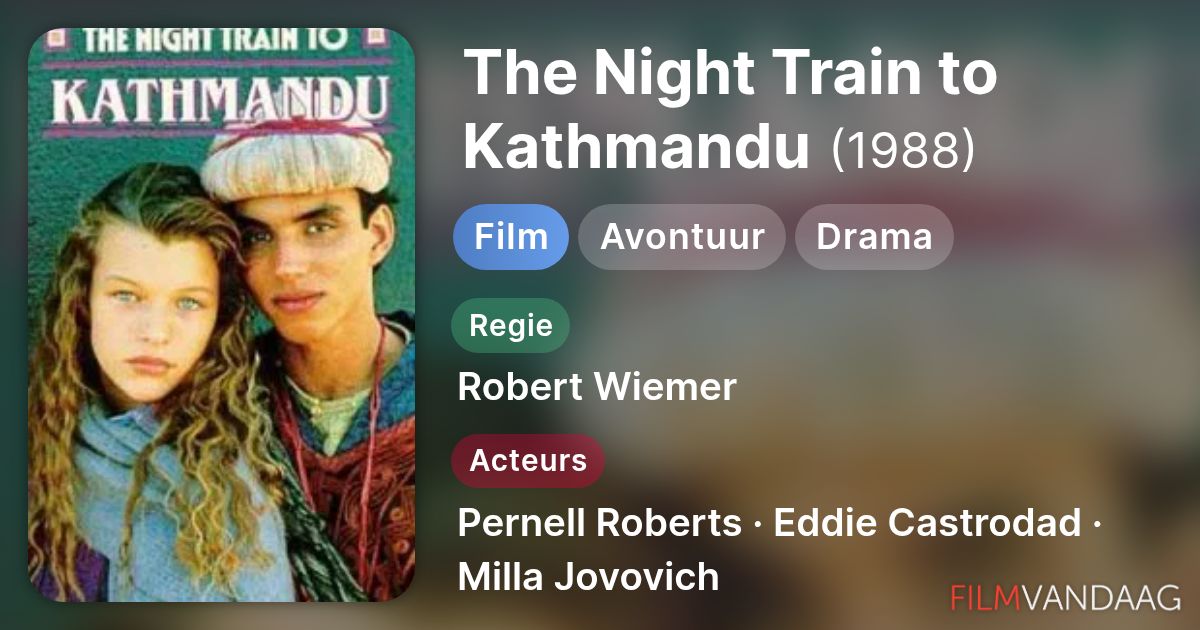 The Night Train to Kathmandu (film, 1988) FilmVandaag.nl
