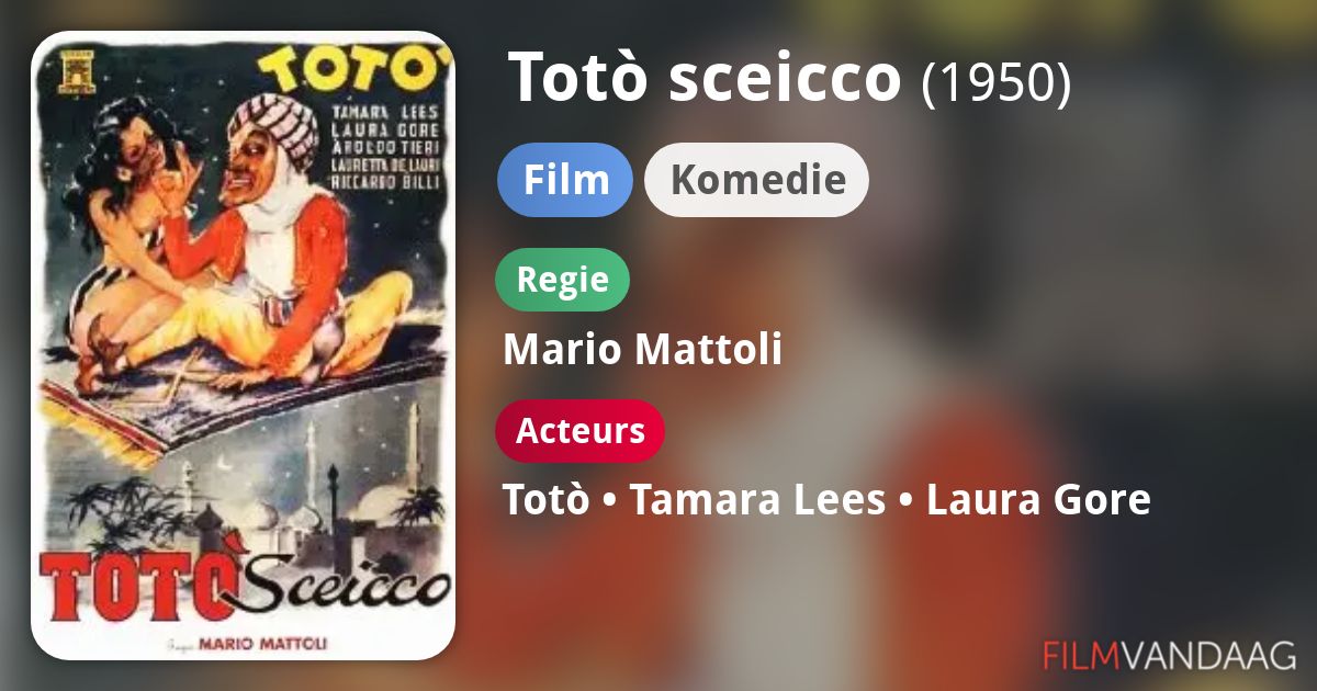 Totò sceicco (film, 1950) FilmVandaag.nl