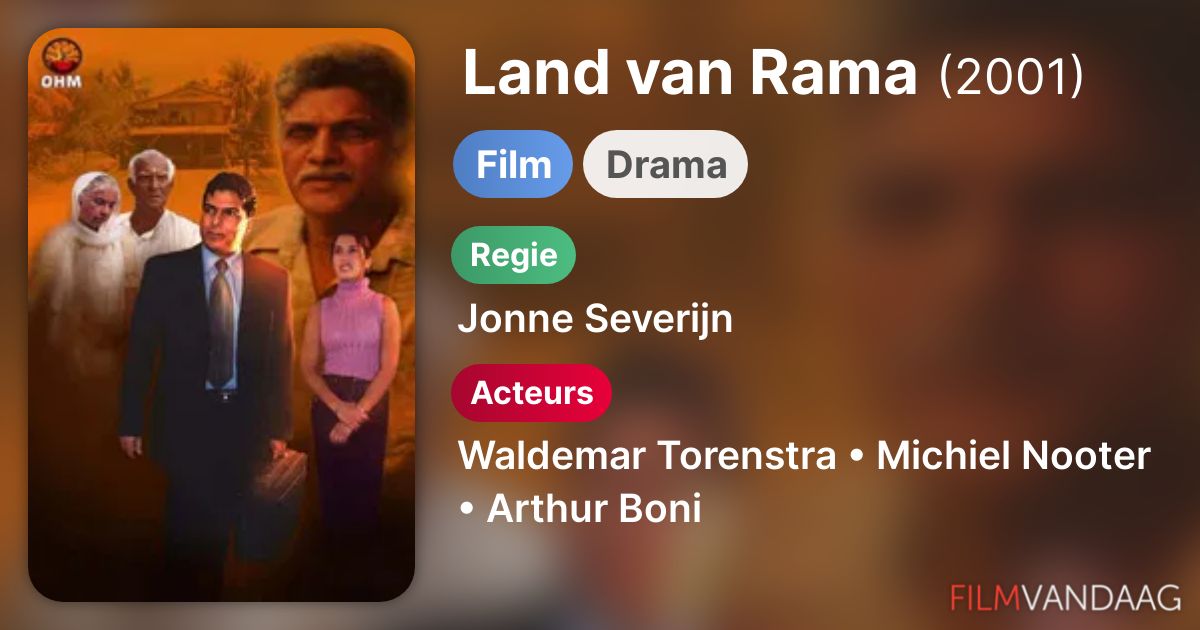 Land van Rama (film, 2001) FilmVandaag.nl