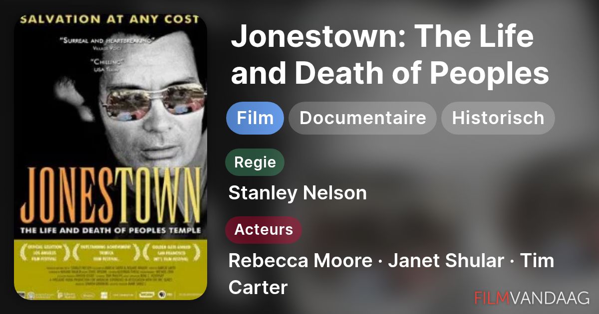 Jonestown The Life And Death Of Peoples Temple