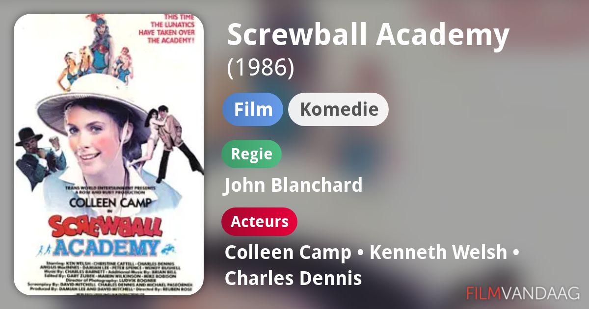 Screwball Academy (film, 1986) FilmVandaag.nl