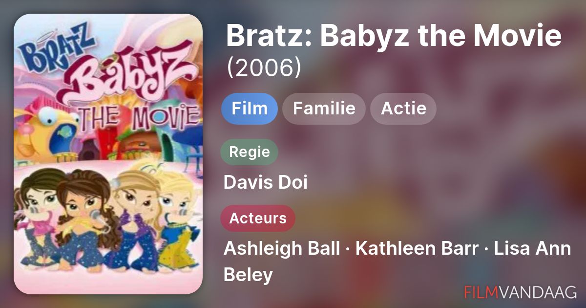 Bratz: Babyz the Movie (film, 2006) - FilmVandaag.nl