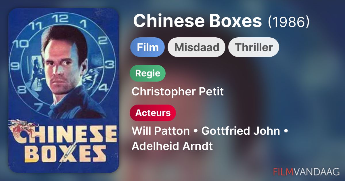 Chinese Boxes (film, 1986) FilmVandaag.nl