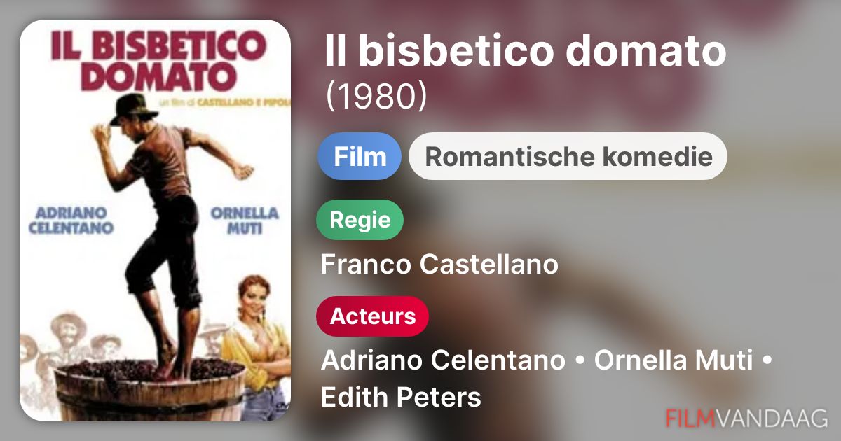 Il bisbetico domato (film, 1980) FilmVandaag.nl