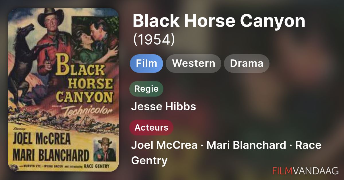 Black Horse Canyon (film, 1954) FilmVandaag.nl