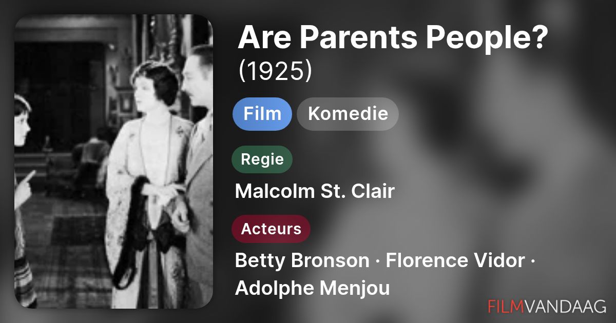 are-parents-people-film-1925-filmvandaag-nl