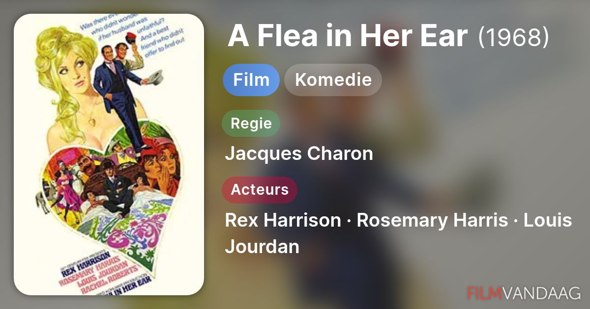 A Flea in Her Ear (film, 1968) - FilmVandaag.nl