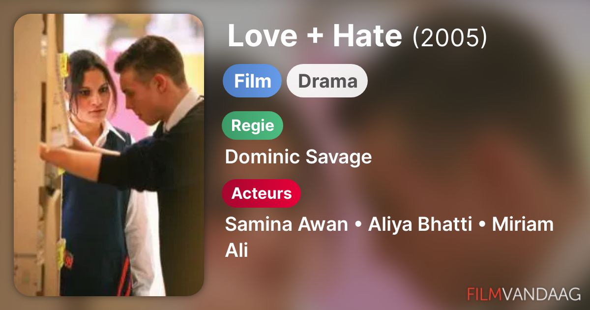 Love + Hate (film, 2005) - FilmVandaag.nl