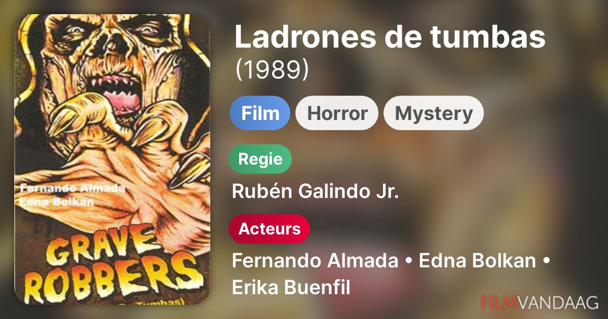 Ladrones de tumbas (film, 1990) FilmVandaag.nl