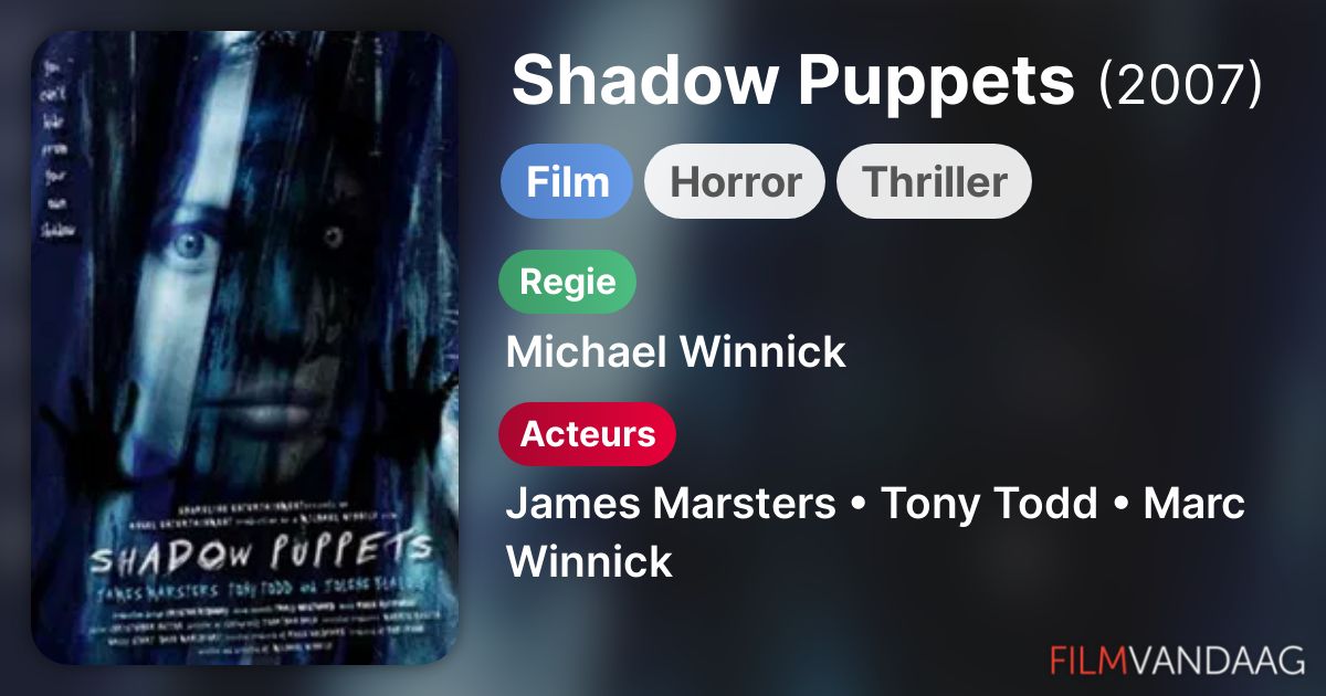 Shadow Puppets (film, 2007) FilmVandaag.nl