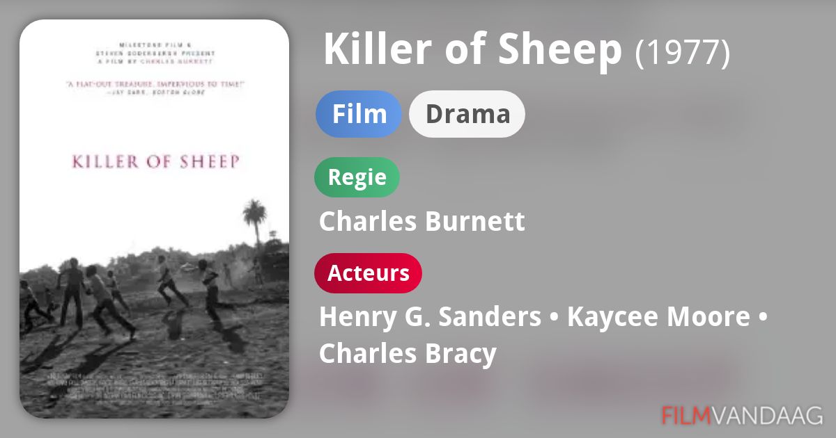 Killer of Sheep (film, 1977) FilmVandaag.nl