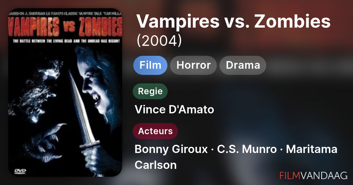 Vampires vs. Zombies (film, 2004) - FilmVandaag.nl