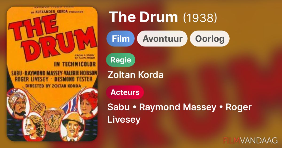 The Drum (film, 1938) FilmVandaag.nl