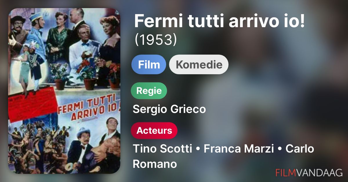 Fermi tutti arrivo io! (film, 1953) FilmVandaag.nl