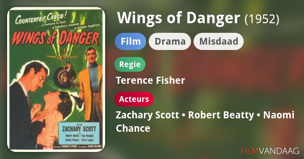 Wings of Danger (film, 1952) FilmVandaag.nl