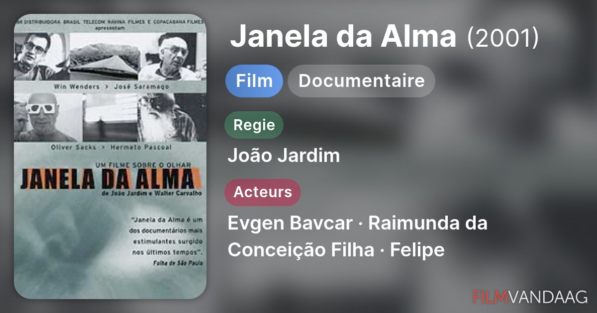 Filme Janela Da Alma - RETOEDU