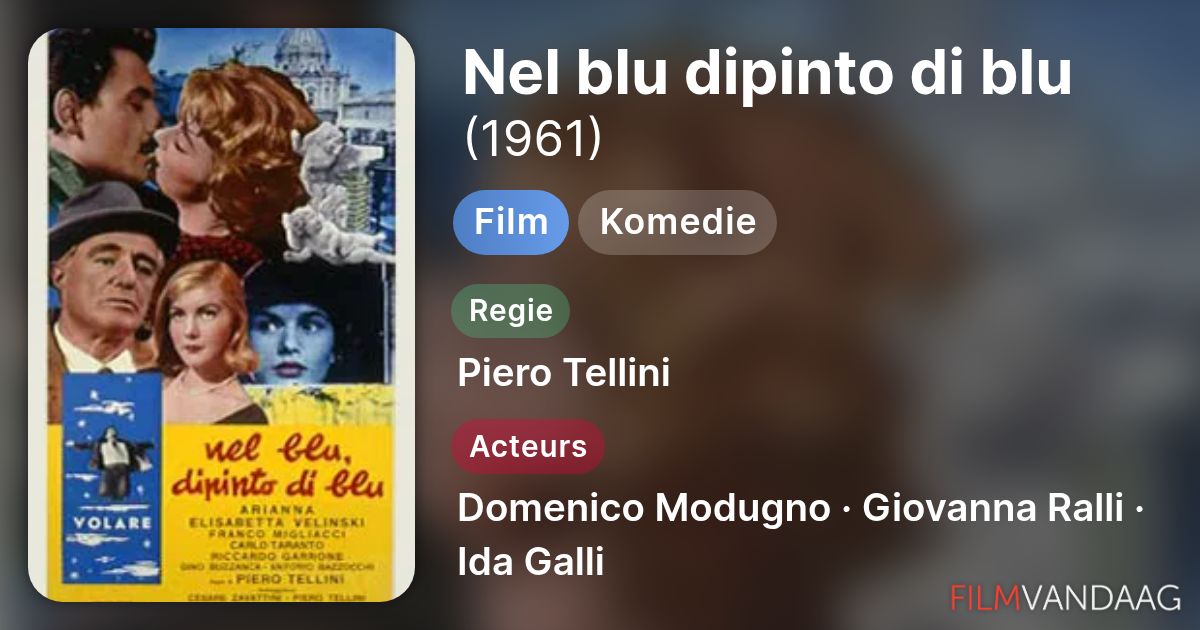 Nel blu dipinto di blu (film,