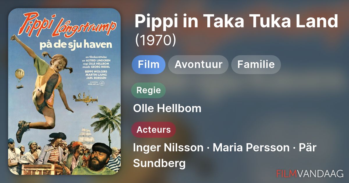 Pippi in Taka Tuka Land (film, 1970) - FilmVandaag.nl