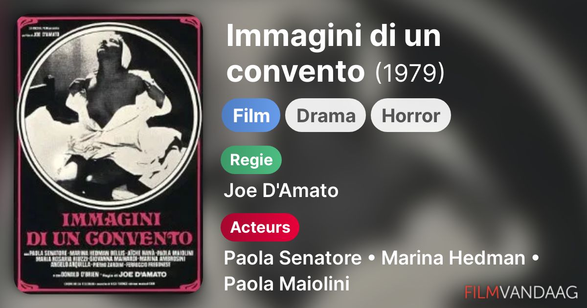 Immagini di un convento (film, 1979) FilmVandaag.nl