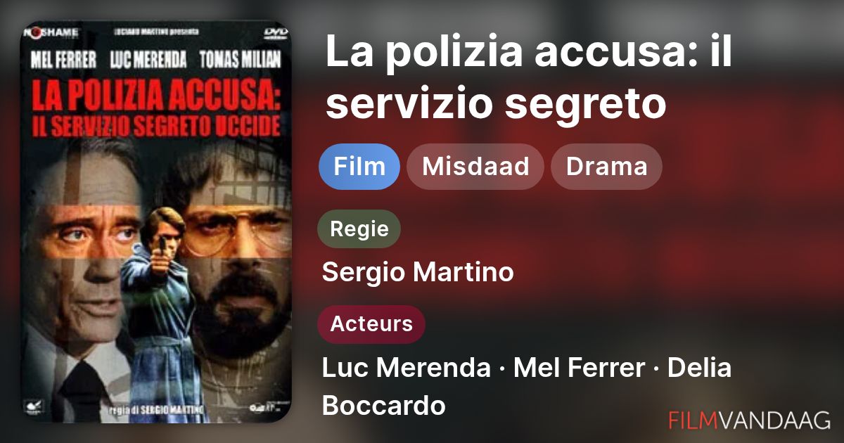 La Polizia Accusa Il Servizio Segreto Uccide