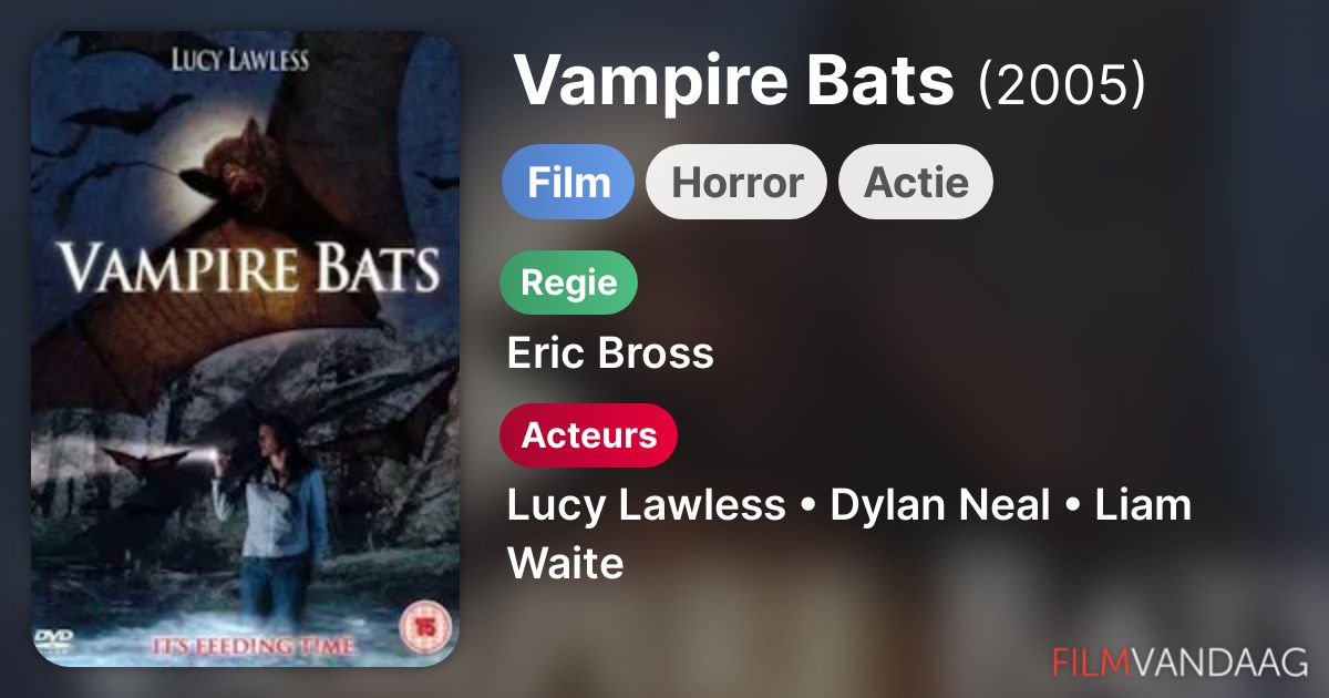 Vampire Bats (film, 2005) FilmVandaag.nl