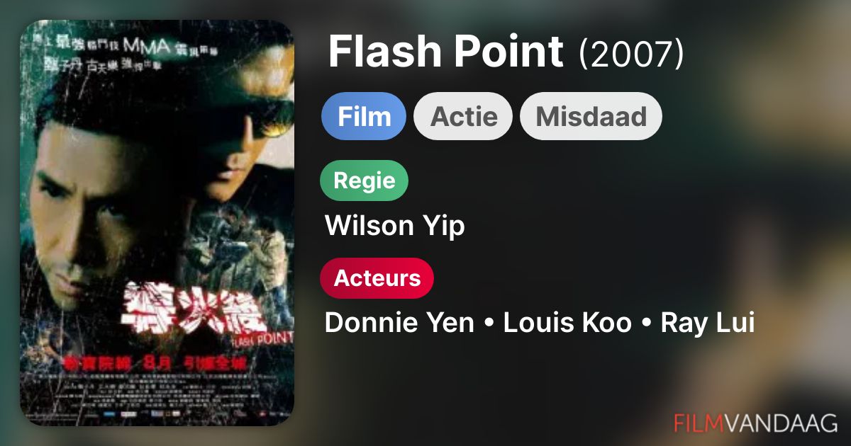 Flash Point (film, 2007) FilmVandaag.nl